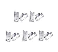 10Pieces Without Mortise Door Hinges Smooth and Quiet for Cabinets Wardrobes and Window Easy Installion Designs Interior Door Hinges