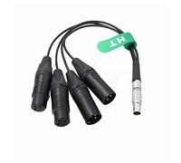 10pin to 3pin XLR Breakout Audio Cable for Atomos Shogun Inferno, Ninja Inferno, Shogun Flame, Shogun (IO-S10pin)