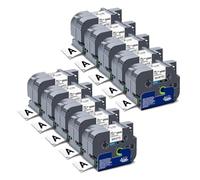 10PK 36mm 261 Laminated Label,Compatible for Brother TZe261 TZ261 Black On White Cartridge Ribbon,Compatible for Brother Ptouch Label Maker