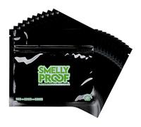 10pk 4-MIL Thick HEAVY DUTY Smelly Proof Reusable Bags Black, USA-Made, Reusable Food Storage Bags, Sandwich Bags, Reusable Freezer Bags, Non-Silicone Bags, 10 x Reusable Bag, 6" x 4"