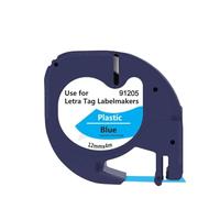 10PK 91201 Compatible with LT100h Label Maker 12mm Label 91200 12267 91202 91203 91204 91205 Works with LT Tapes Plastics(91205)