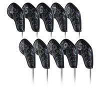 10ps/set Star Iron Headcover set Protector Velcro Closure For Right Handed Golfer Golf Clubs