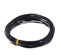 10Roll Black Bonsai Wires Aluminum Training Wire For Experienced Artists For Shaping Bonsai Branches(2.5mmx5M)