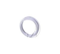 10Roll Plastic Coated Floral Soft Iron Wire Green Flower Flexible Paddle Handmade Diy Home Gardening Supplies For Shaping Bonsai Branches(White,20m)