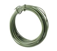 10Roll Plastic Coated Floral Soft Iron Wire Green Flower Flexible Paddle Handmade Diy Home Gardening Supplies For Shaping Bonsai Branches(Green,20m)