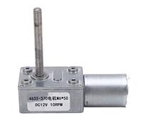 10RPM DC Geared Motor, Speed Reduction Gear Motor, High Temperature Resistant DC12V Gear Motor with Alloy Steel Shell for Robots Toys Automation Equipment
