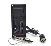 10Set 3 Band Right Hand Acoustic Guitar EQ Equalizer Preamp Amplifier Guitar Pickup With 6.5MM Output Black Guitar Part Professional acoustic guitar pickups(505R)