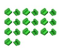 10Set Plugs in PCB Terminals Block 5.08mm Pitches PCB Mount Screw Terminals Block Connector Pluggable Quick Connector Pluggable