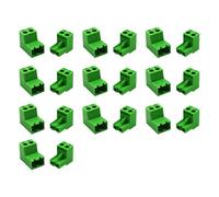 10Set Plugs in PCB Terminals Block 5.08mm Pitches PCB Mount Screw Terminals Block Connector Pluggable Quick Connector Pluggable