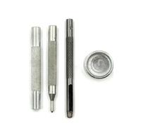 10Sets 201/203/831/633/655 Snap Fasteners Metal Snaps Press Button Studs for Sewing Clothes Garment Bags Shoes Leathercraft-Tool Set A-12.5mm
