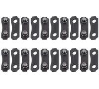 10sets 3/8'' Black Chain Link Repair Preset Straps Chainsaw Chain Joining Links 10 x Repair Kit Saw Chain 3/8 LP Link Repair Preset Chainsaw Accessories