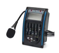 10Sets 5 Band Acoustic Guitar EQ Preamp 5-Band EQ Equalizer Pickup Tuner LCD With Microphone