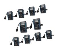 10Sets 5 Band Acoustic Guitar EQ Preamp 5-Band EQ Equalizer Pickup Tuner LCD With Microphone Professional acoustic guitar pickups