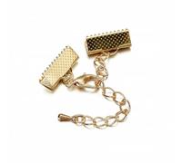 10Sets/Lot 10-40mm Lobster Clasps Hooks Extending Chain Bracelet End Connectors Slider Clasp for DIY Jewelry Making Finding-KC Gold 10Set_a-20mm