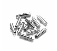 10Sets/Lot 10-40mm Lobster Clasps Hooks Extending Chain Bracelet End Connectors Slider Clasp for DIY Jewelry Making Finding-Rhodium 50Pcs-35mm