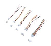 10Sets PH2.0 Mini Micro Jst 2.0 Ph Male Female Connector 2/3/4/5/6/7/8/9/10-Pin Plug with Terminal Wires Cables 100MM 26AWG 10cm New 2025 for Arrival High Reliable Electronic Component,