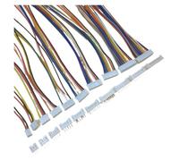 10Sets SH1.0 JST1.25 ZH1.5 PH2.0 XH2.54 Connector Female+Male 2/3/4/5/6/7/8/9/10P Plug With Cable 10/20/30cm(ZH 1.5MM,30CM_8P)
