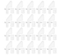 10Sets ShareGoo Nylon Micro Control Horns 20x11mm 4 Holes w/Pin & Φ1.2x21mm Clevis for RC Airplane KT Model Plane Parts Accessories