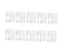 10Sets Silicone Finger Toothbrush for Oral Care Soft Teething Massager with Storage Box for Gentle Tooth Tongue Cleaning Promotes Healthy Oral Habits