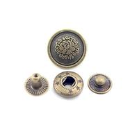 10Sets Snap Fastener Kit Brass Stainless Steel, Boat Cover Leather Canvas Repair,Color 2,10Sets