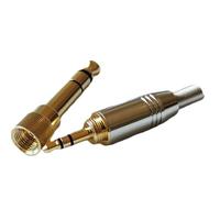 10Sets Stereo 6.35mm Male Plug to 3.5mm Jack + 10pcs 3.5 Male Stereo for 4mm Cable