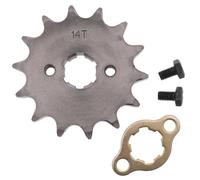 10T 11T 12T 13T 14T 15T 20mm Front Sprocket 530 Chain Sprocket With Retainer Plate Compatible With Motorcycle Dirt Bike ATV(530-14T)