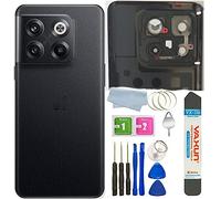 10T Back Glass Replacement for OnePlus 10T 5G 6.7 Inches Back Glass Cover+Tools(Not Applicable 10 Pro) (Moonstone Black)