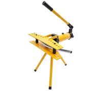 10T Hydraulic Pipe Bender, Exhaust Tube Bending Machine Tool, with 6 Molds, Manual Tube Bending Machine, for Pipes Diameter of 1in and a Minimum Wall Thickness of 2.5mm, 45 * 46 * 63cm