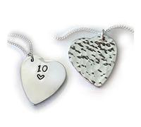 10th Anniversary Reversible Tin pendant