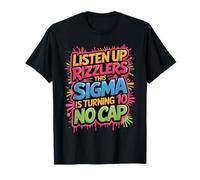 10th Birthday 10 Year Old Boy Listen Up Rizzlers Gen Alpha T-Shirt