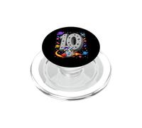 10th Birthday Astronaut Galaxy Space 10 Ten Birthday Boys PopSockets PopGrip for MagSafe
