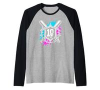 10th Birthday Baseball Fun for the Boy Who Loves the Game Raglan Baseball Tee