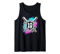 10th Birthday Baseball Fun for the Boy Who Loves the Game Tank Top