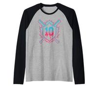10th Birthday Baseball Joy for the Boy Who Loves Ball Most Raglan Baseball Tee