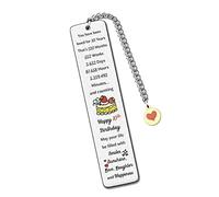 10th Birthday Bookmarkers Love Reminder Bookmark Sister Brother Bestie Friend Best Wishes Keepsake Teens Birthday Gift Son Daughter May your life be filled with Smiles Sunshine Love Laughter Happiness