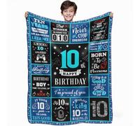10th Birthday Games Gifts for Boys, 10 Year Old Gift for Boy, 10th birthday Decorations for Boy, Kids Game Theme Blanket 60 x 50 Inches for Boys 10 Birthday Gaming Gifts game Night Room Decor