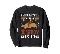 10th Birthday Mexican Bull Riding Rodeo Little Cowboy Kid Sweatshirt
