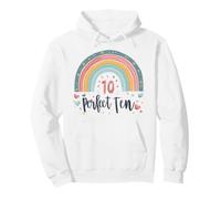 10th Birthday Perfect Ten 10 Year Old Double Digits Birthday Pullover Hoodie