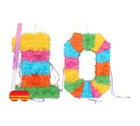 10th Birthday Pinata Set with Stick & Blindfold - Pink Stick Fax Potato Multi One Size