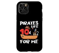 10th Birthday Pirates Life For Me 10 Years Bday Boys Kids Case for iPhone 11 Pro