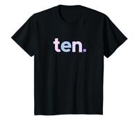 10th Birthday Shirt Girl 10 Ten | Age 10 Party Ideas Tee T-Shirt