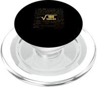 10th Birthday Square Root of 100 10 Years Old Math Fun PopSockets PopGrip for MagSafe