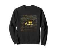 10th Birthday Square Root of 100 10 Years Old Math Fun Sweatshirt
