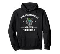 10th Special Forces Group Veteran 10th SFG Patriotic Mens Pullover Hoodie