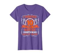 10th Wedding Anniversary, 10 Years Married, Husband & Wife T-Shirt