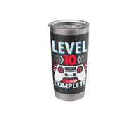 10th Wedding Anniversary | for Him & Her | 10 Years Married Stainless Steel Insulated Tumbler