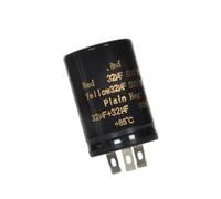 10UF/16UF/20UF/32UF/50UF/100UF 500V Electrolytic Capacitor, 32UF | High Frequency Accessories for Sound Amplifier, Inverter Electronics, Energy Storage Application