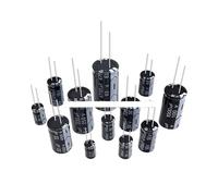 10V 16V 25V 35V 50V 400V 450V Aluminum Electrolytic Capacitor 4.7UF 10UF 22UF 47UF 100UF 220UF 330UF 470UF 1000UF 2200UF 4700UF BIANMTSW(12Values x 10pcs kit)