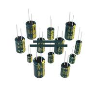 10V 16V 25V 35V 50V 400V 450V High Frequency Low Aluminum Capacitor 10UF 100UF 220UF 330UF 470UF 680UF 1000UF 2200UF 3300UF(160V100UF 5PCS)