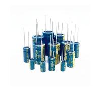 10V 16V 25V 35V 50V 400V High Frequency Low Aluminum Capacitor 100UF 220UF 330UF 470UF 680UF 1000UF 1500UF 2200UF 3300UF(250V100UF 5PCS)